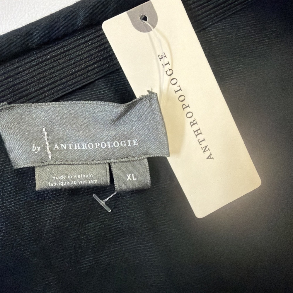 NWT Anthropologie Black Linen Blend Maxi Skirt Size XL The Tilda, Classic - Picture 2 of 11